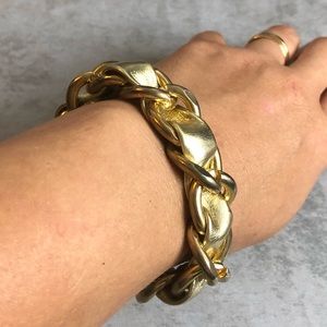 Express gold on gold bracelet